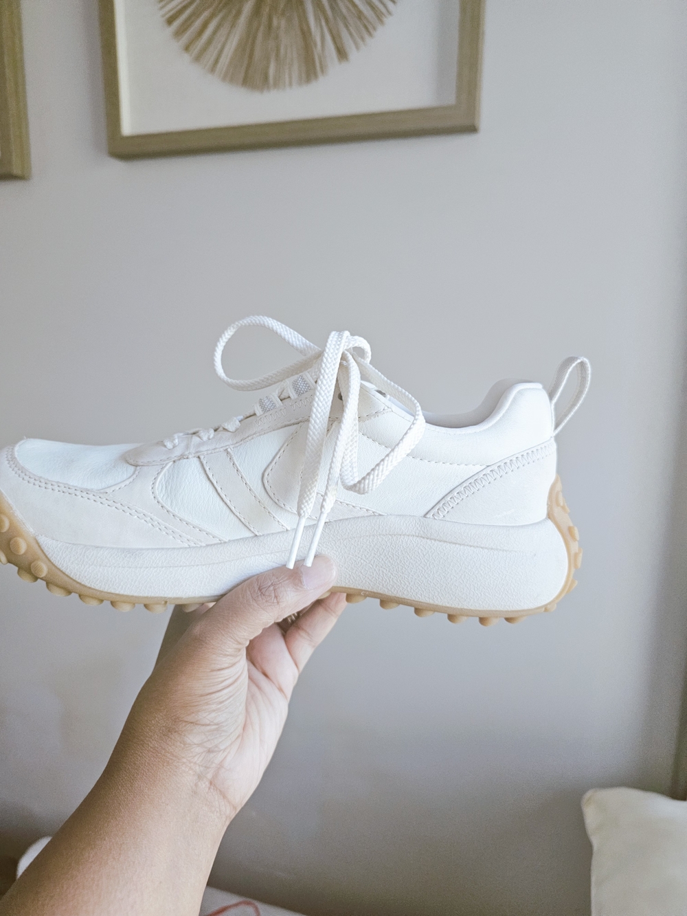 KEEN Sneakers - WHITE & TAN - SIZE 7 1/2